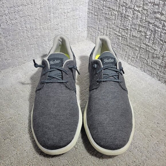 Florsheim Crossover Men's Size 8.5W US Gray Canvas Slip-On Sneakers 14405-001 - Picture 2 of 10